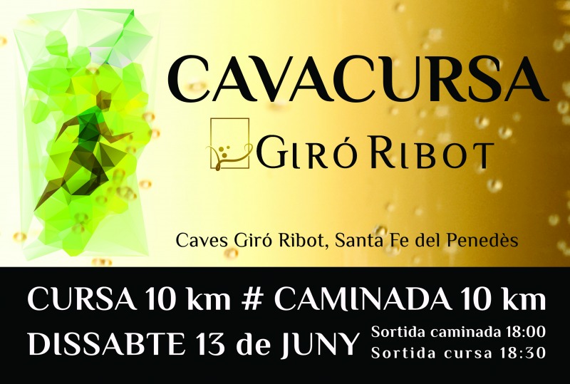 1a CAVACURSA en las Cavas Giró Ribot 13 de junio