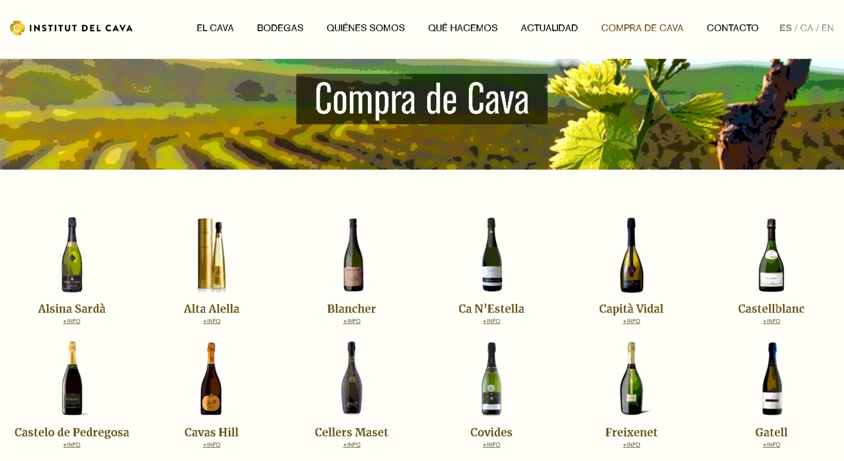 Compracava.com, el nou aparador digital dels cellers elaboradors de Cava