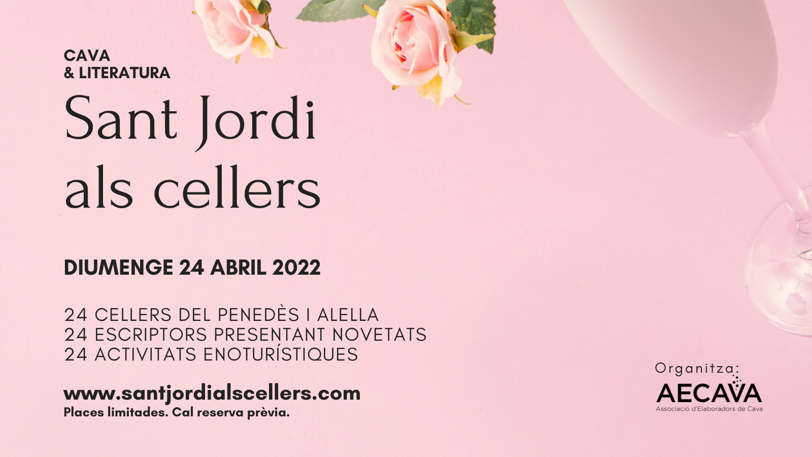 Sant Jordi omplirà els cellers amb literatura i cava el 24 d’abril